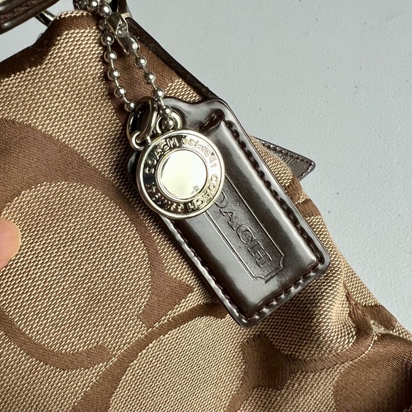 COACH Signature Stripe Crossbody - Picture 8 of 8